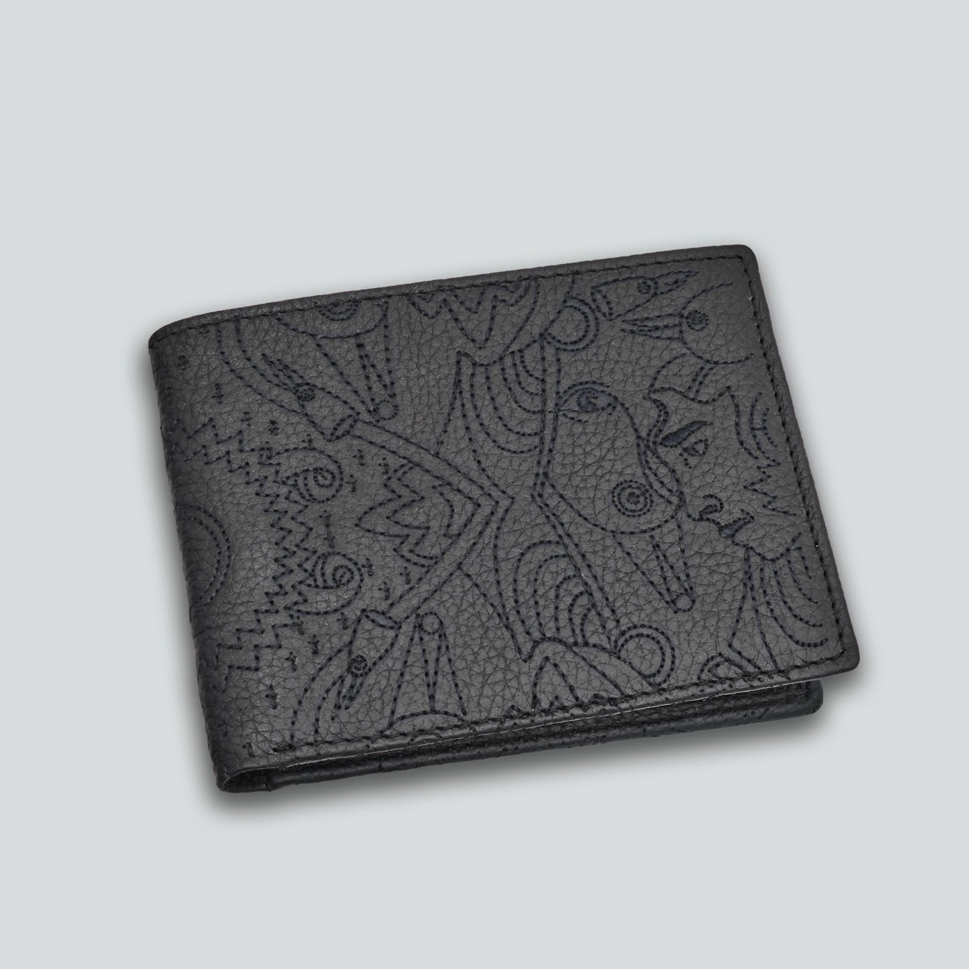 BLACK BI-FOLD WALLET
