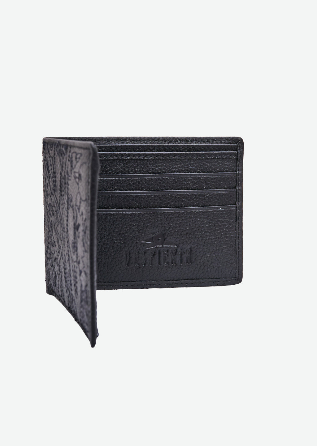 BLACK BI-FOLD WALLET