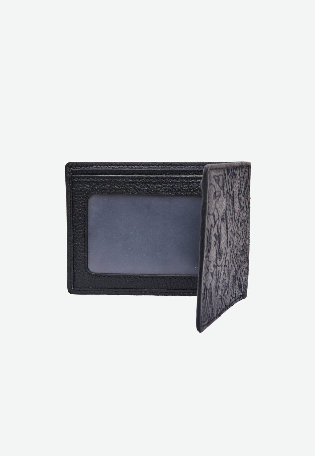 BLACK BI-FOLD WALLET
