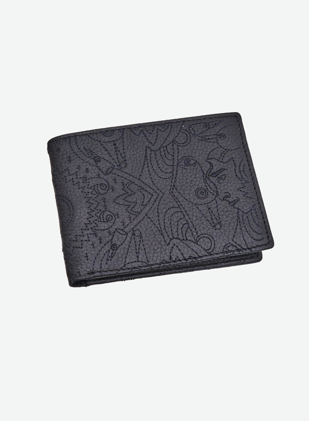 BLACK BI-FOLD WALLET