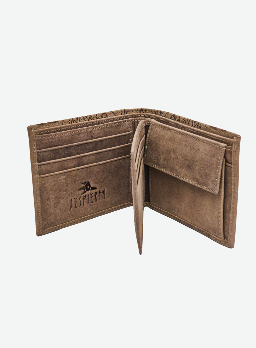 TAUPE BI-FOLD WALLET