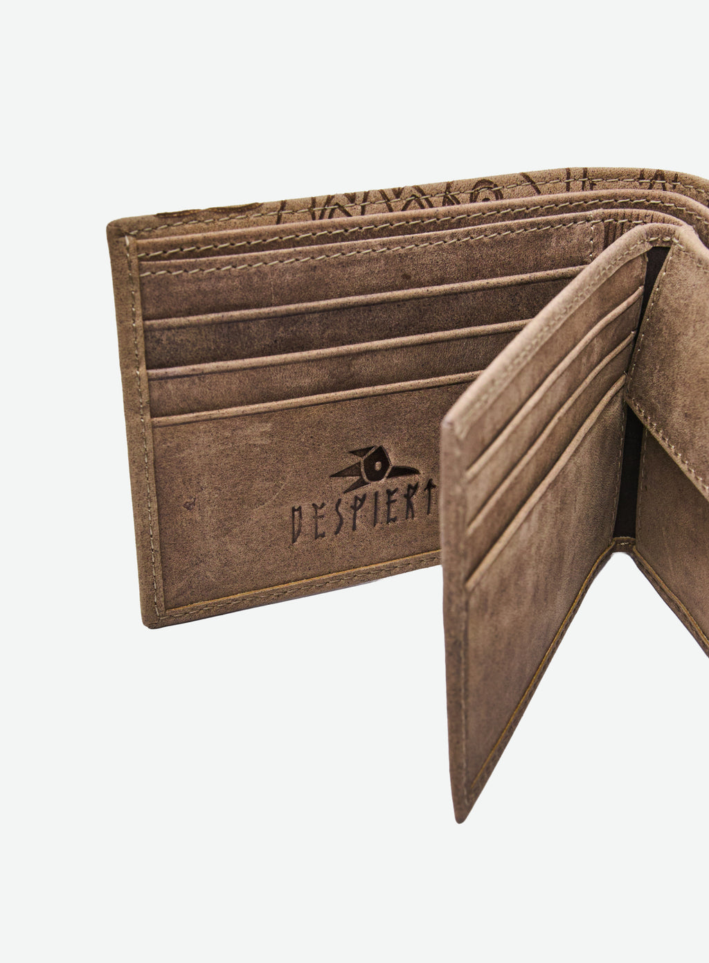 TAUPE BI-FOLD WALLET
