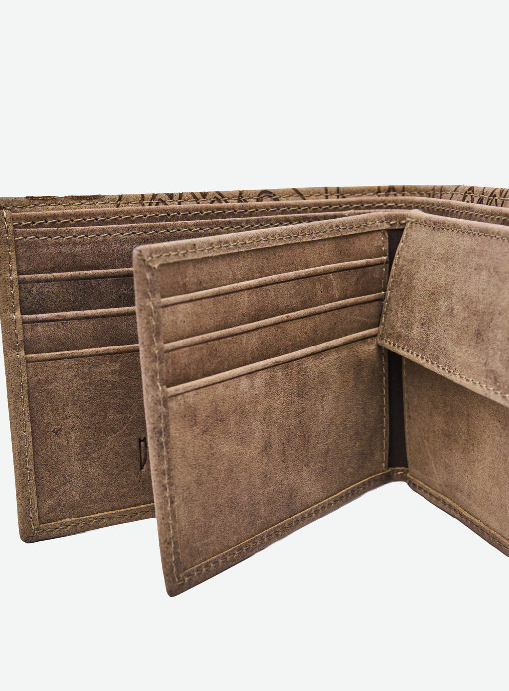 TAUPE BI-FOLD WALLET
