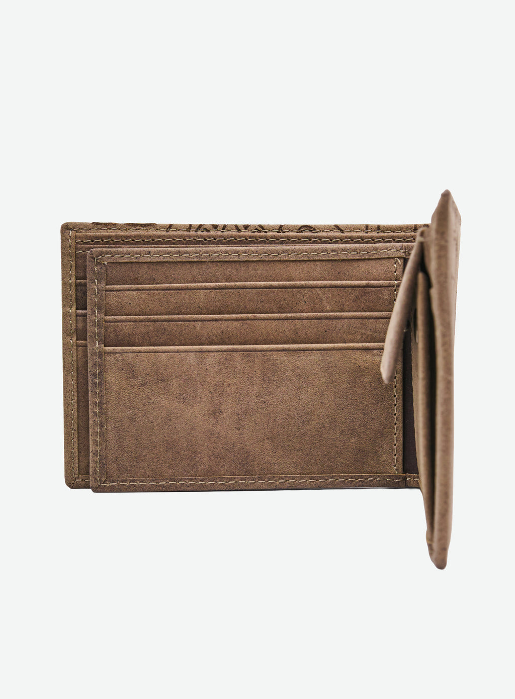 TAUPE BI-FOLD WALLET