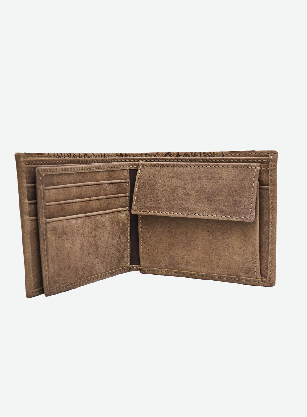 TAUPE BI-FOLD WALLET